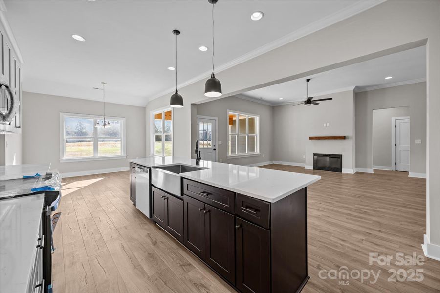 Furnished interior view inside a new home in , Locust (Image 9).