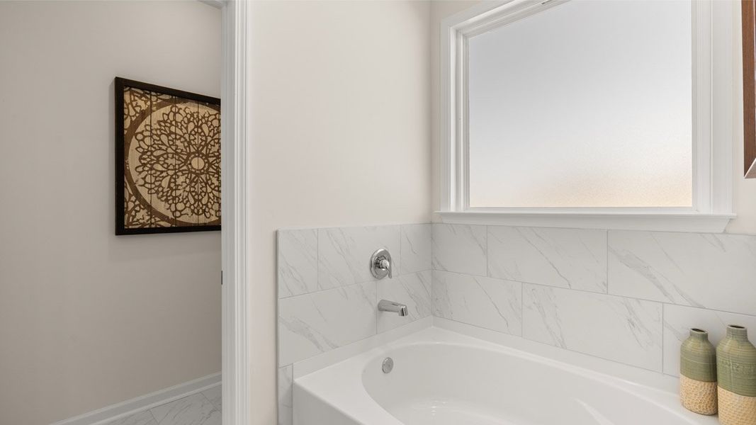 Representative furnished interior of a home built from the Denton by D.R. Horton in Jackson Landing, Jefferson (Image 22).