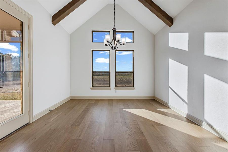 Spacious, unfurnished interior of a new home in Levante - 1 Acre Lots, Waxahachie (Image 22).