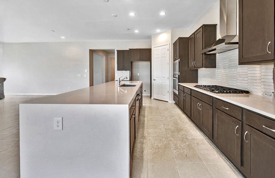 Furnished interior view inside a new home in Vistoso Canyon Estates, Oro Valley (Image 12).