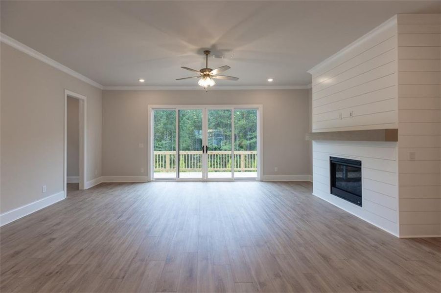 Spacious, unfurnished interior of a new home in Brackley Single Family, Cumming (Image 42).