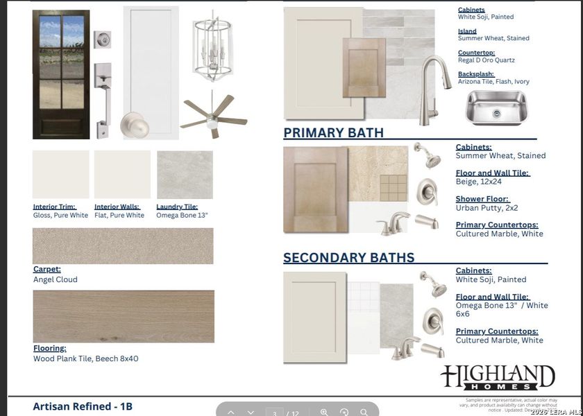 Sample of building materials used in homes in The Ranches at Creekside, Boerne (Image 19). Sample of building materials used in homes in The Ranches at Creekside, Boerne (Image 19).