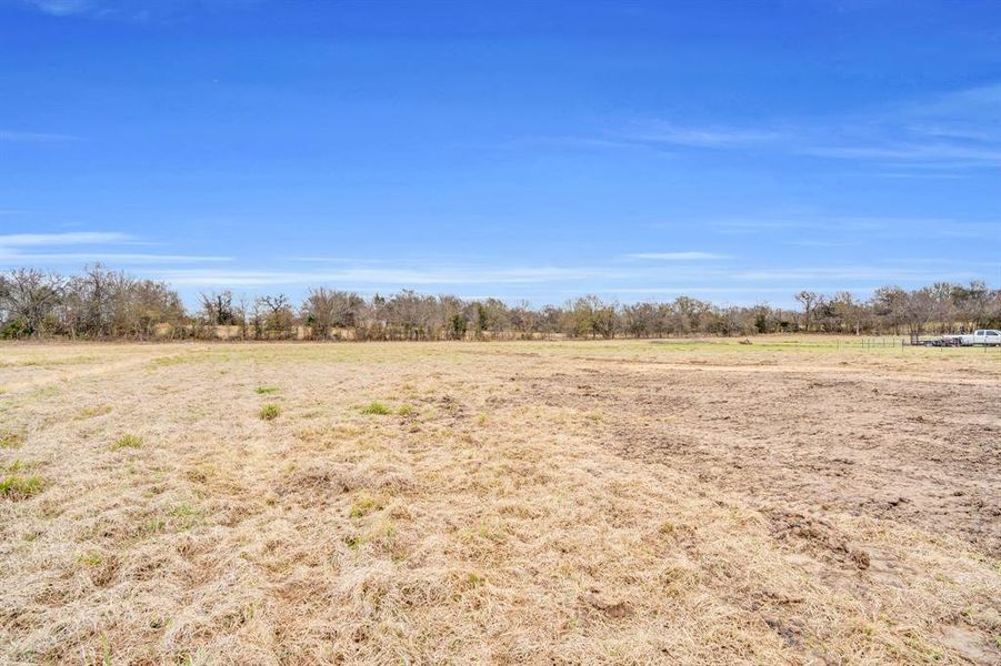 View of yard with a view of rural / pastoral area