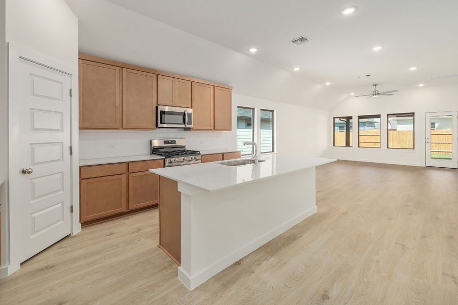 Furnished interior view inside a new home in Prairie Winds, Hutto (Image 8).