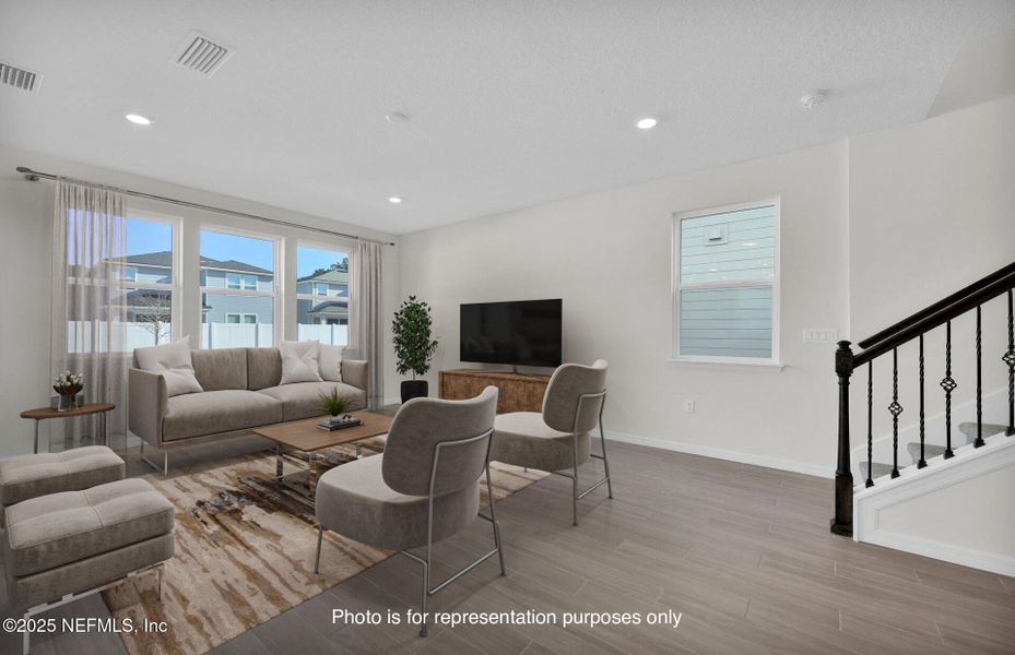 Furnished interior view inside a new home in Murray Farms, Middleburg (Image 15).