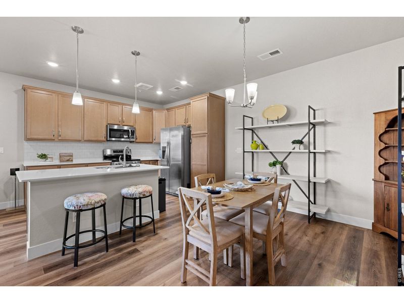 Furnished interior view inside a new home in Wilder at Timnath Ranch, Timnath (Image 8).