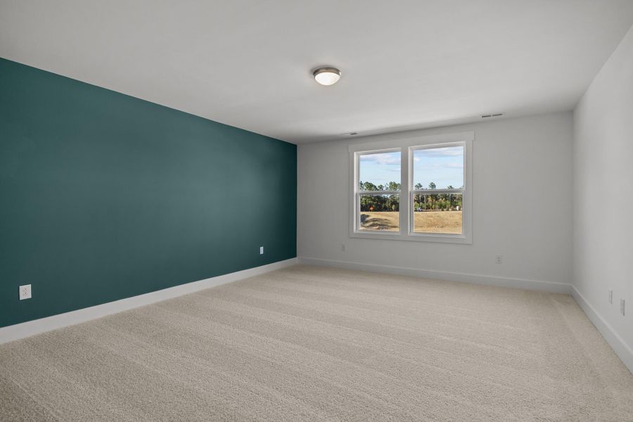 Representative unfurnished interior of a home built from the Someway Somehow by Garman Homes in Allen Park, Raleigh (Image 15). Representative unfurnished interior of a home built from the Someway Somehow by Garman Homes in Allen Park, Raleigh (Image 15).