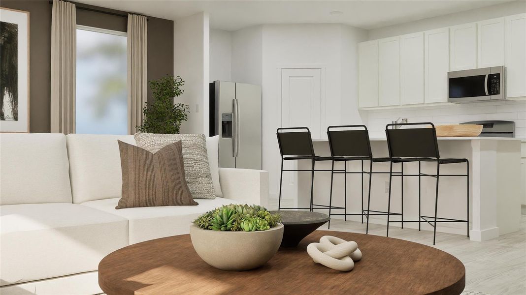 Furnished interior view inside a new home in Cotton Brook, Hutto (Image 3).