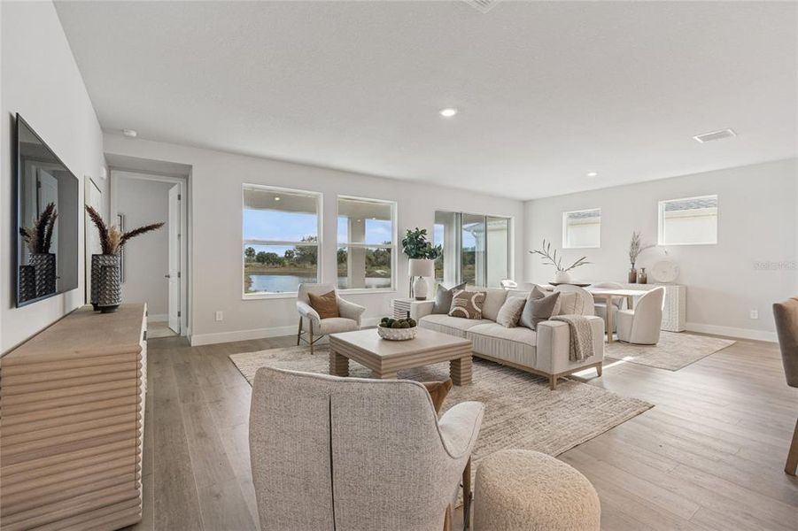 Furnished interior view inside a new home in Coasterra, Palmetto (Image 19).