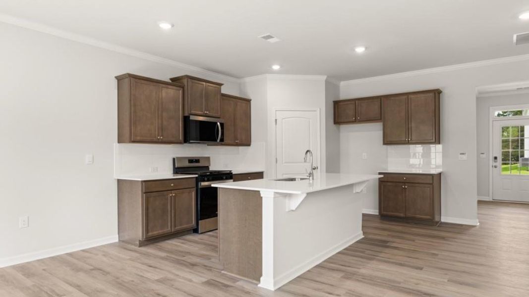 Furnished interior view inside a new home in Liberty Crossing, Braselton (Image 8).
