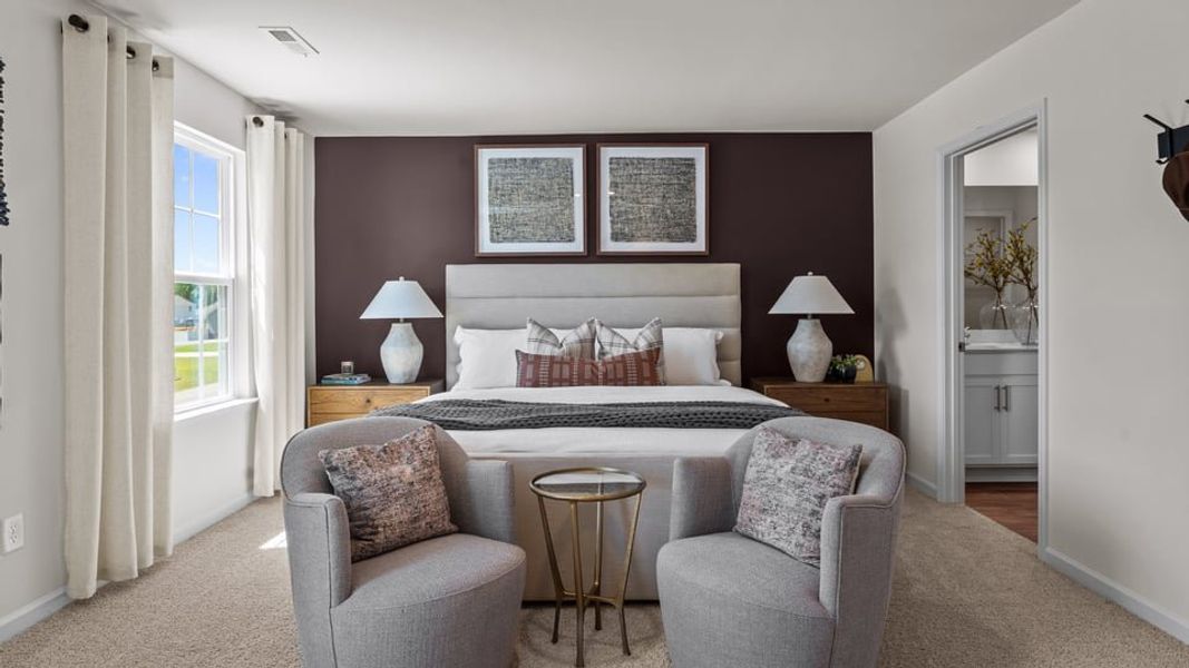 Furnished interior view inside a new home in Fiddlers Landing, Winston-Salem (Image 21).