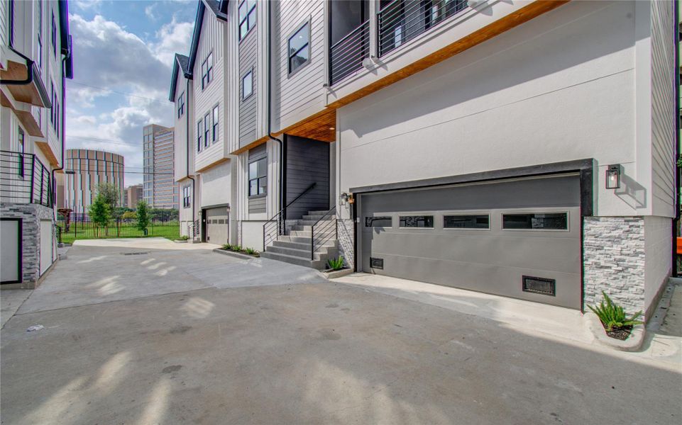 Exterior details and patio area of a home in , Houston (Image 2).
