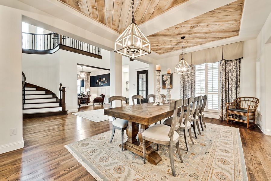 Representative furnished interior of a home built from the Miramonte by Grand Homes in Grand Oaks, Celina (Image 7).