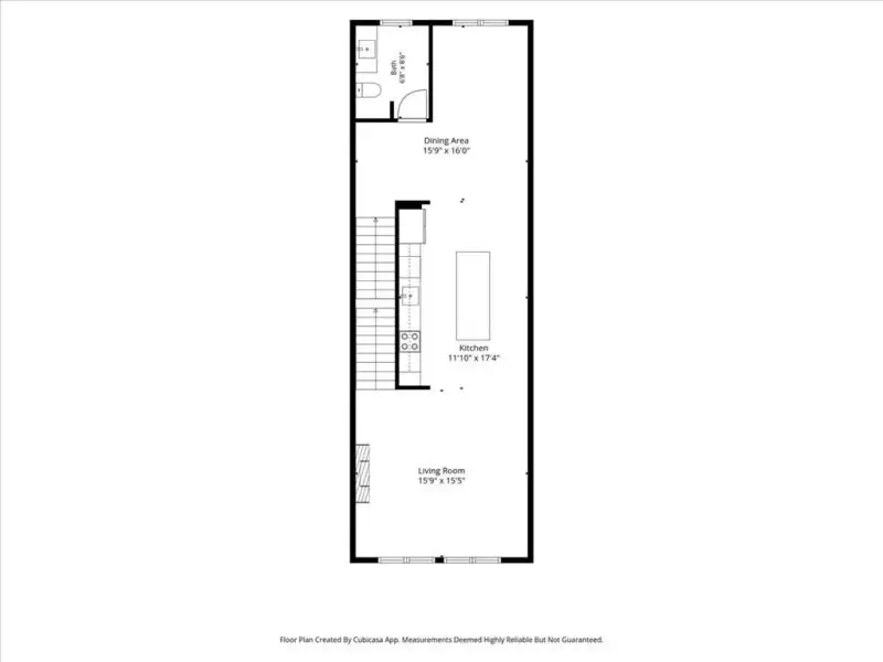 2D floor plan layout of this home in Madison Park, Atlanta, GA (Image 8).
