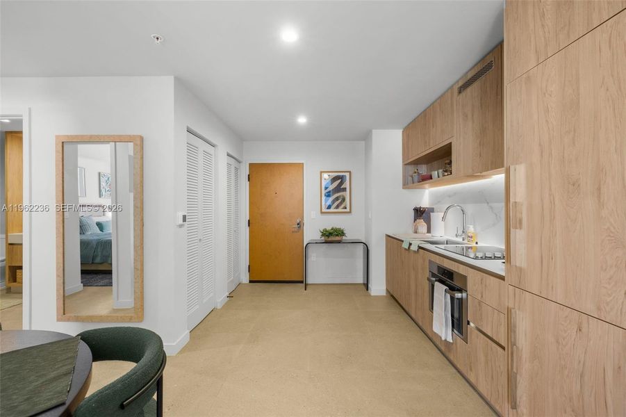 Furnished interior view inside a new home in , Miami (Image 15).