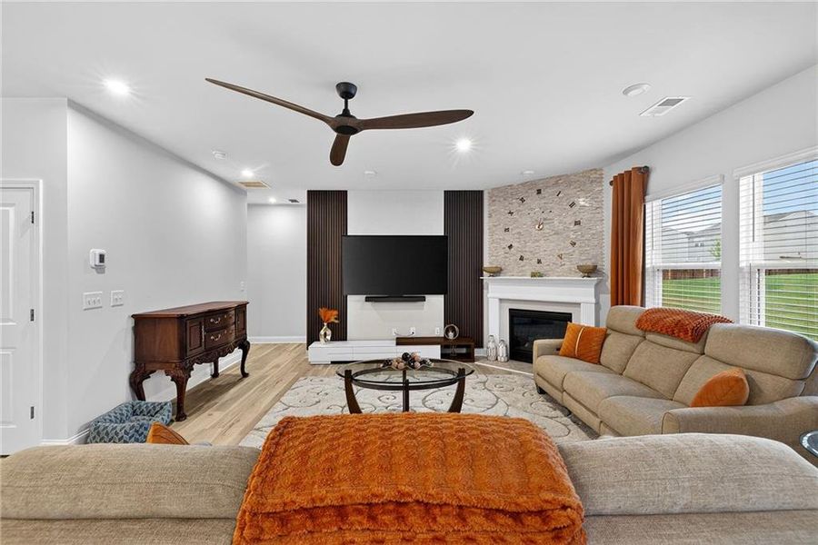Furnished interior view inside a new home in , McDonough (Image 31).