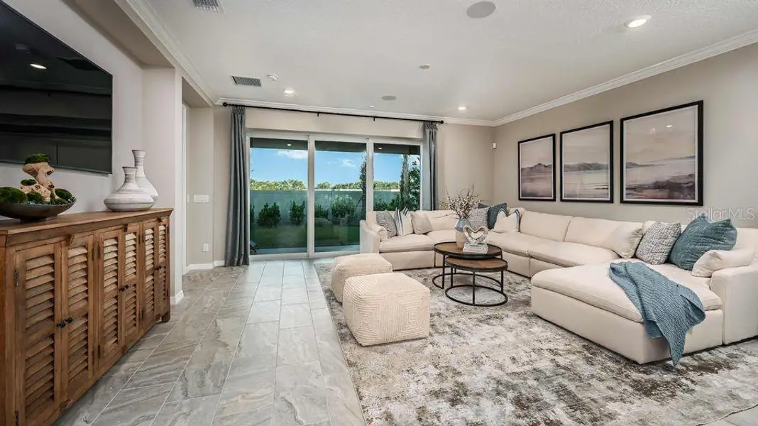 Furnished interior view inside a new home in Tiburon, Nokomis (Image 11).