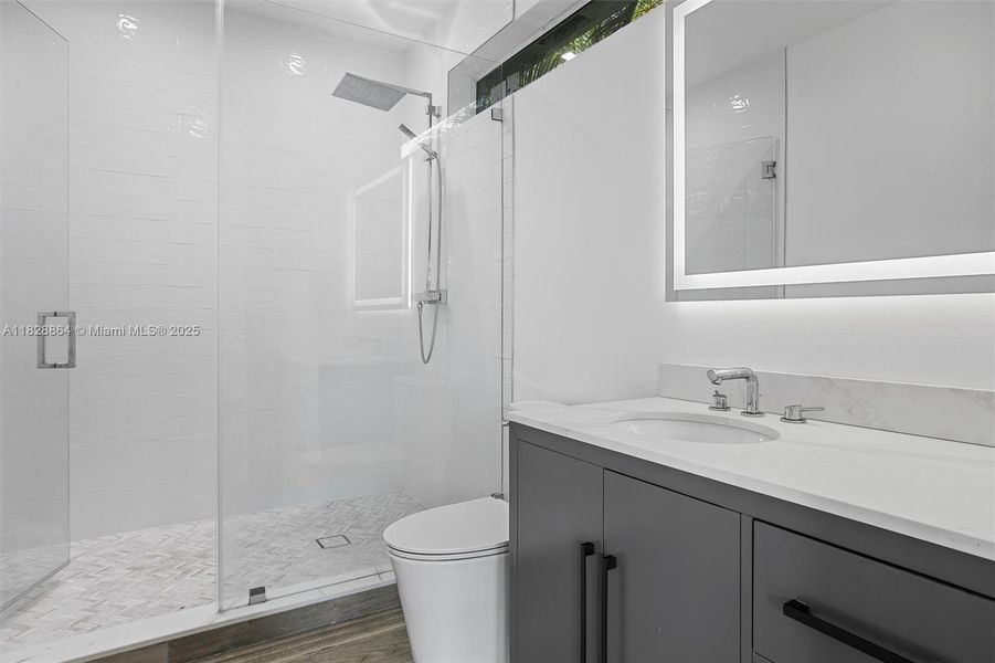 Furnished interior view inside a new home in , Miami (Image 13).