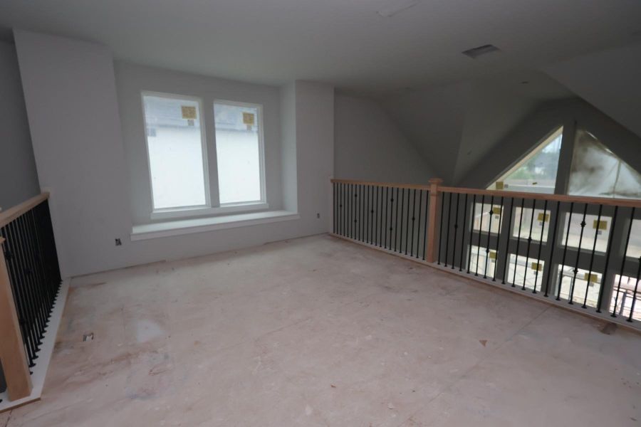 In-progress construction of a new home in Woodson’s Reserve, Spring, TX (Image 7).