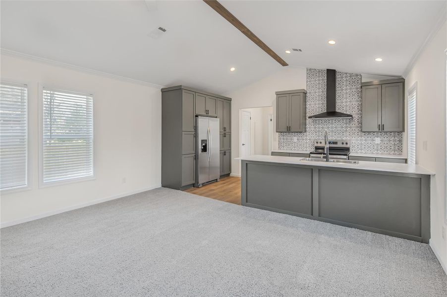 Furnished interior view inside a new home in , Somerville (Image 12).