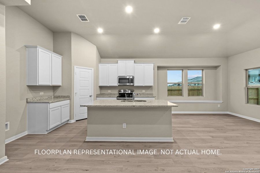 Furnished interior view inside a new home in Greenspoint Heights, Seguin (Image 12).