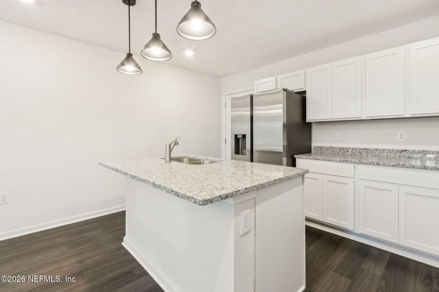 Furnished interior view inside a new home in , Jacksonville (Image 7). Furnished interior view inside a new home in , Jacksonville (Image 7).