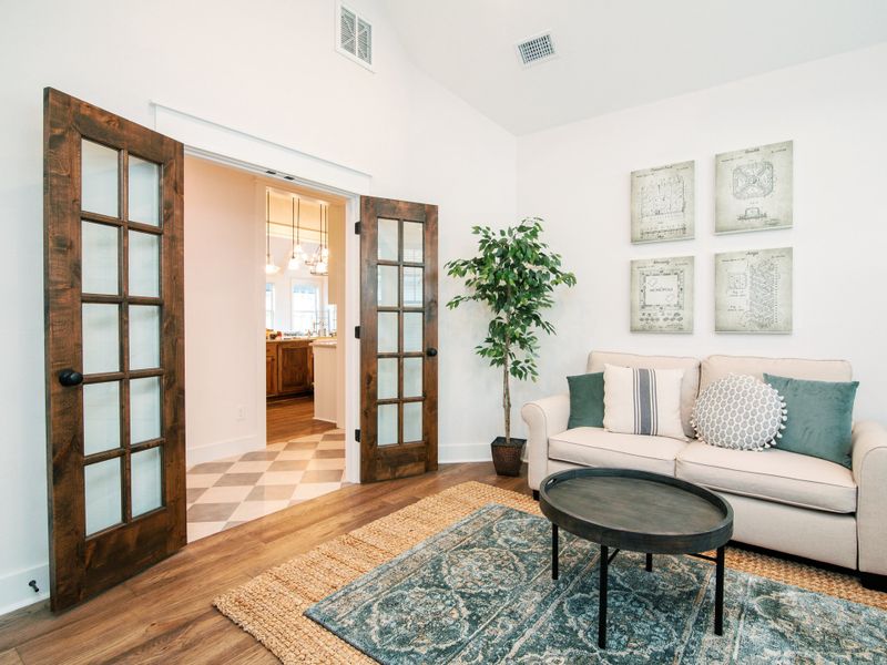 Representative furnished interior of a home built from the The Annie by Reece Homes in Harvest Meadows, Bryan (Image 22).