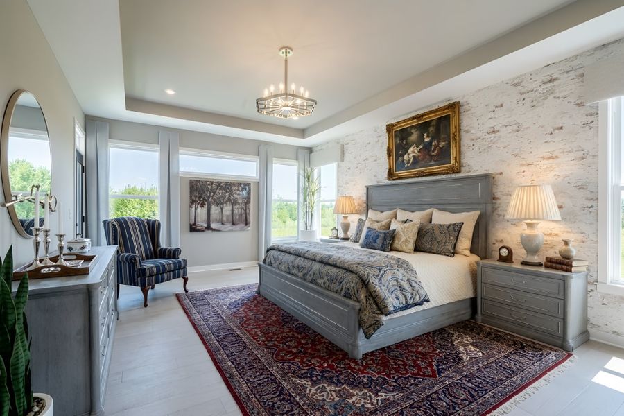 Furnished interior view inside a new home in Woodberry, Canton (Image 23).