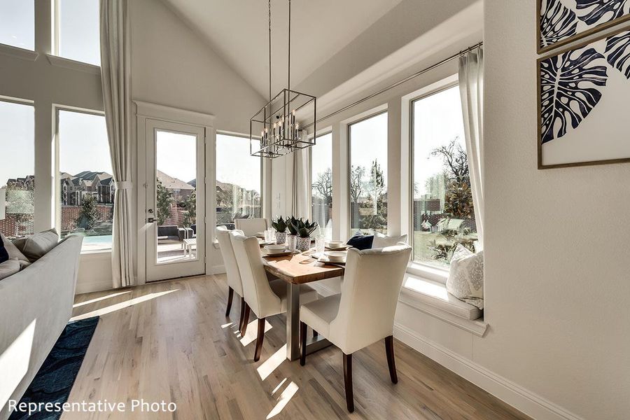 Furnished interior view inside a new home in Walton Ridge, Corinth (Image 7).