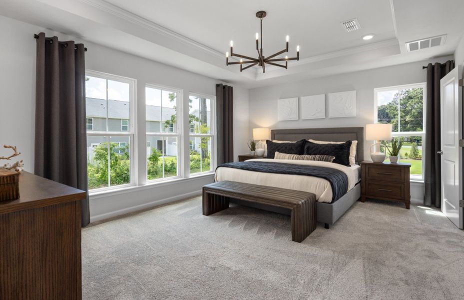 Furnished interior view inside a new home in Poets Walk, Whitsett (Image 5).