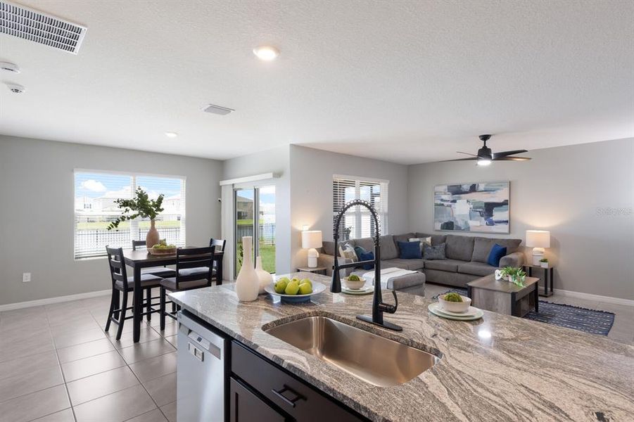 Furnished interior view inside a new home in Solera at Lakewood Ranch, Bradenton (Image 7).