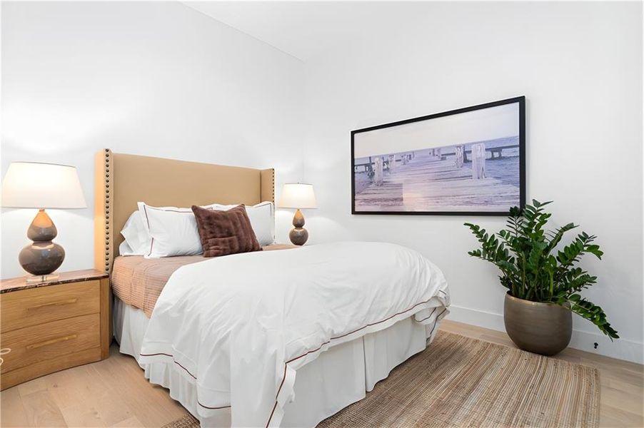 Furnished interior view inside a new home in , Atlanta (Image 17).