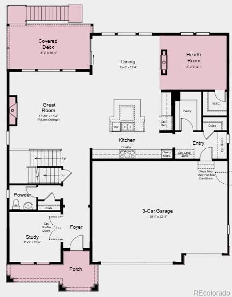 Additional Highlights Include: Modern fireplace, hearth room in place of playroom, free standing stub and shower at primary bath, and unfinished basement.