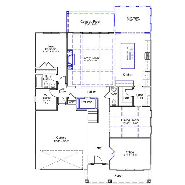 2D floor plan layout of this home in Arcadia, Myrtle Beach, SC (Image 3).