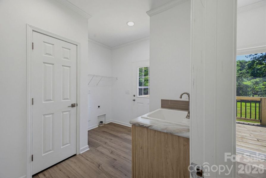 Furnished interior view inside a new home in , Newton (Image 7).