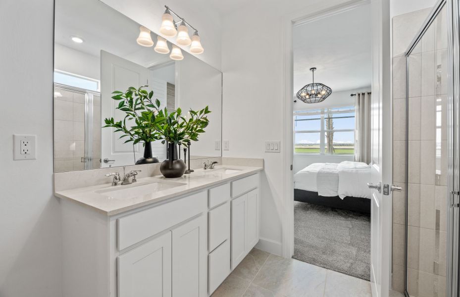 Furnished interior view inside a new home in Sweetwater Hills, Moore (Image 6).