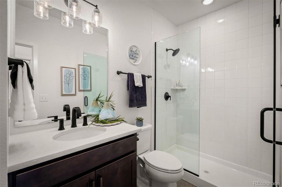 Furnished interior view inside a new home in Revel Crossing at Wolf Ranch - The Panorama Collection, Colorado Springs (Image 7).