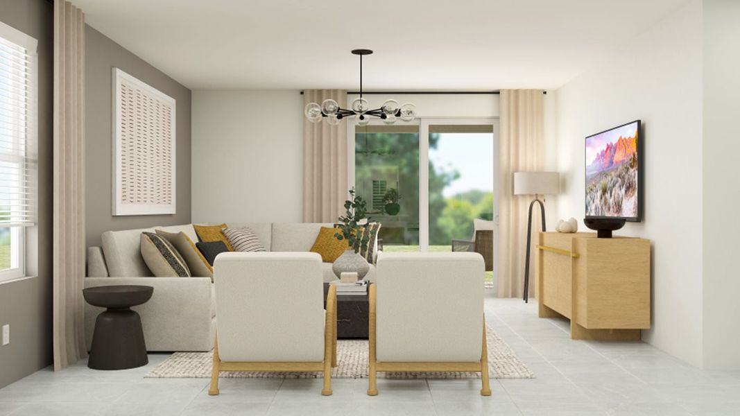 Representative furnished interior of a home built from the Solana Plan 3078 by Lennar in Ventana Ranch: Crest, Buckeye (Image 26). Representative furnished interior of a home built from the Solana Plan 3078 by Lennar in Ventana Ranch: Crest, Buckeye (Image 26).