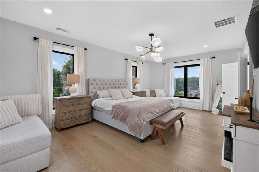 Furnished interior view inside a new home in , Hoschton (Image 61).