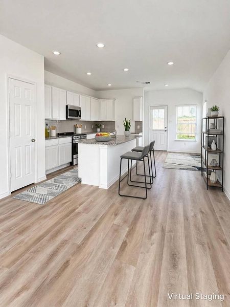 Furnished interior view inside a new home in , Dayton (Image 4).