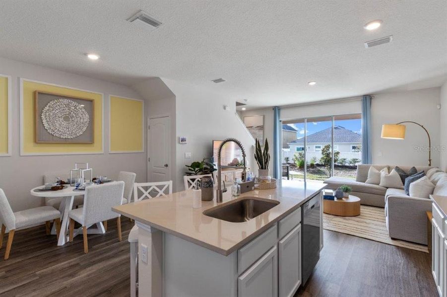 Furnished interior view inside a new home in Brentwood, Davenport (Image 5).