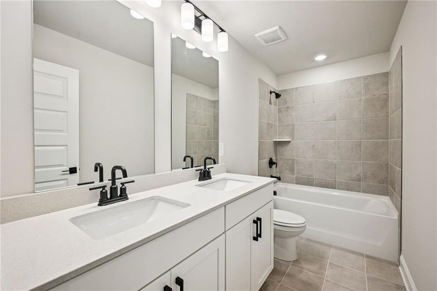 Furnished interior view inside a new home in Vines at Mill Creek - Legacy Series, Braselton (Image 14).