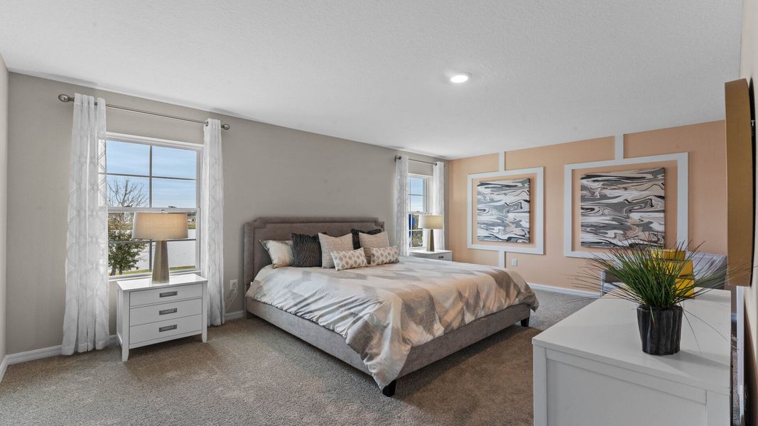 Furnished interior view inside a new home in Harmony West, St. Cloud (Image 14).