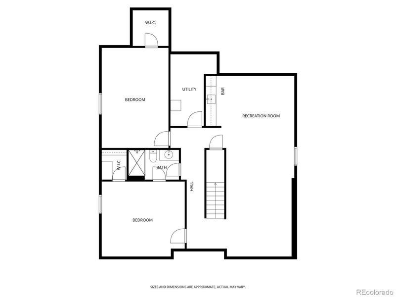 2D floor plan layout of this home in , Denver, CO (Image 5).