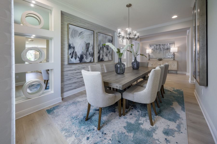 Dining Room | Palmer Executive at Bargrove Estates in Mount Dora, FL by Landsea Homes