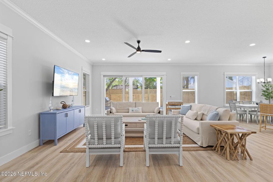 Furnished interior view inside a new home in , Jacksonville Beach (Image 70).