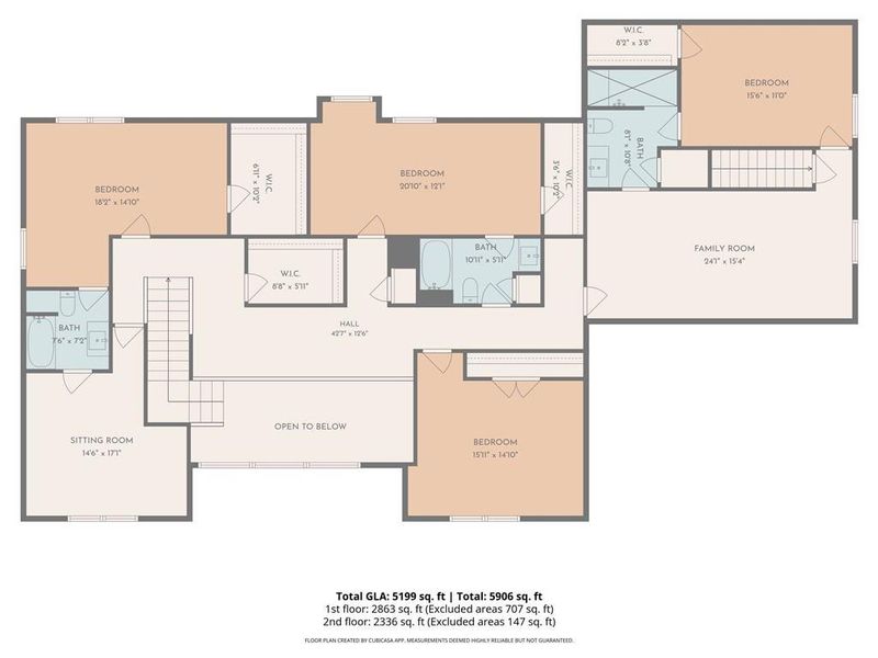 2D floor plan layout of this home in , Auburn, GA (Image 5).