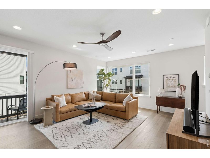 Furnished interior view inside a new home in , Broomfield (Image 17).