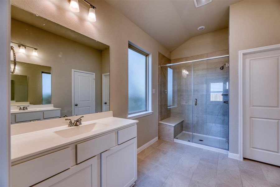 Furnished interior view inside a new home in Aldeana - Tejas Collection, Bonney (Image 4).