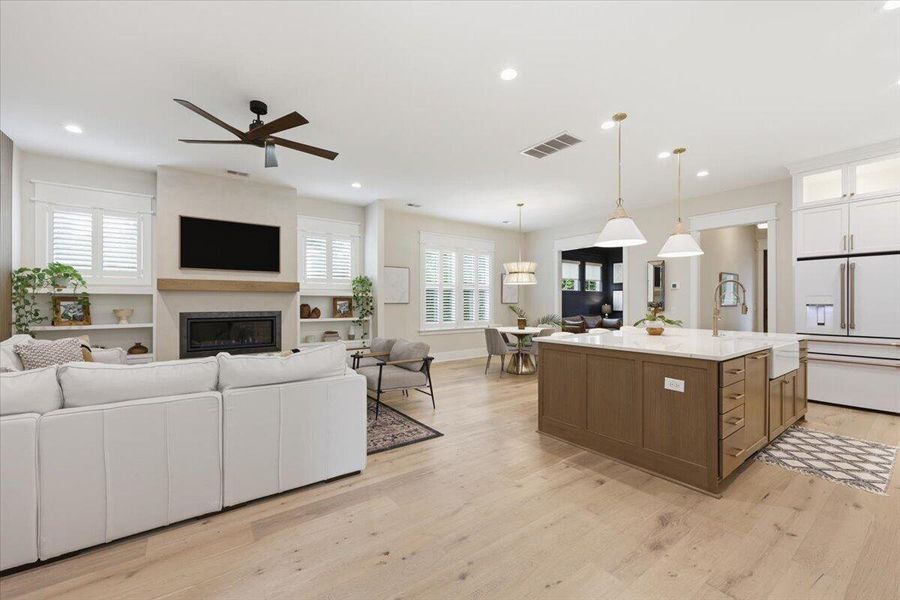 Furnished interior view inside a new home in , Charleston (Image 5).